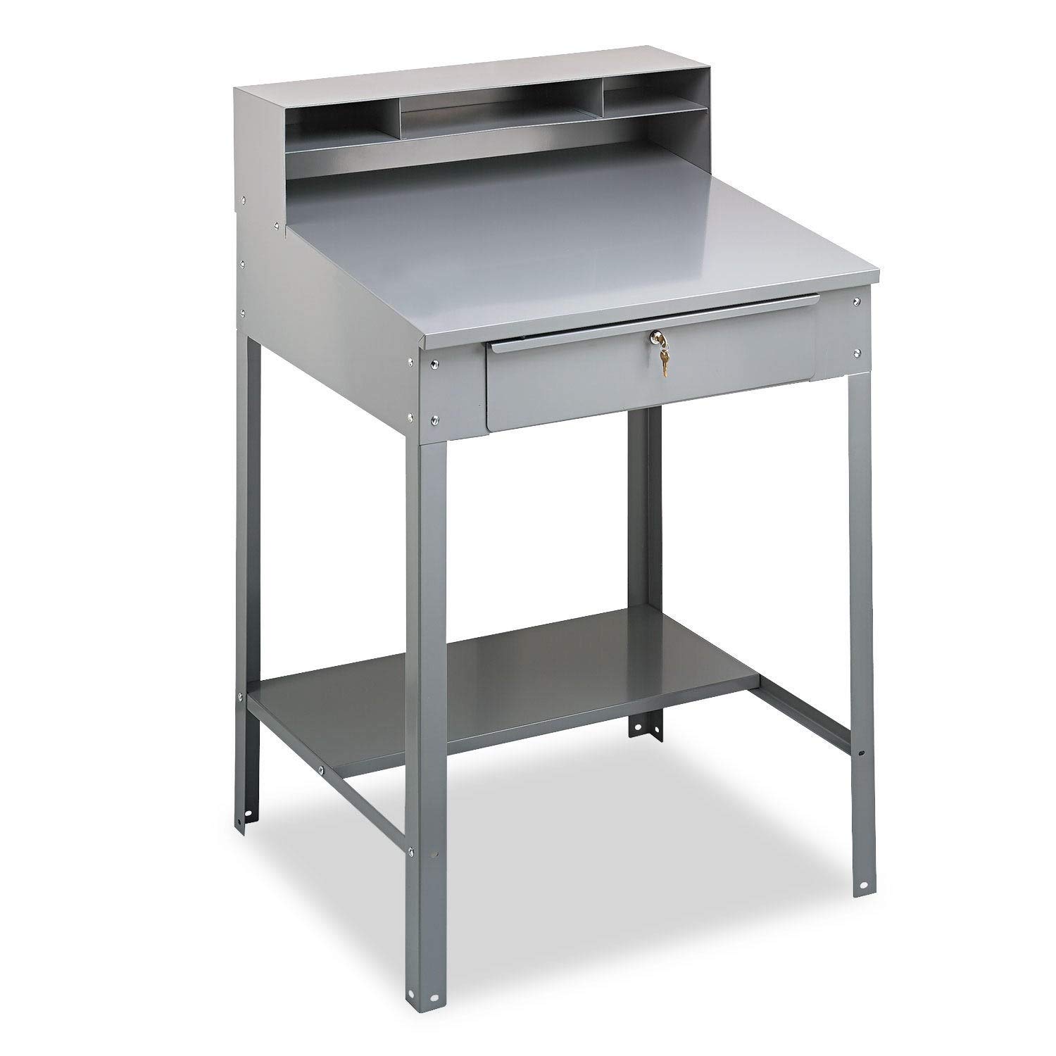 Amazon.com: Tennsco Open Steel Shop Desk, 34.5